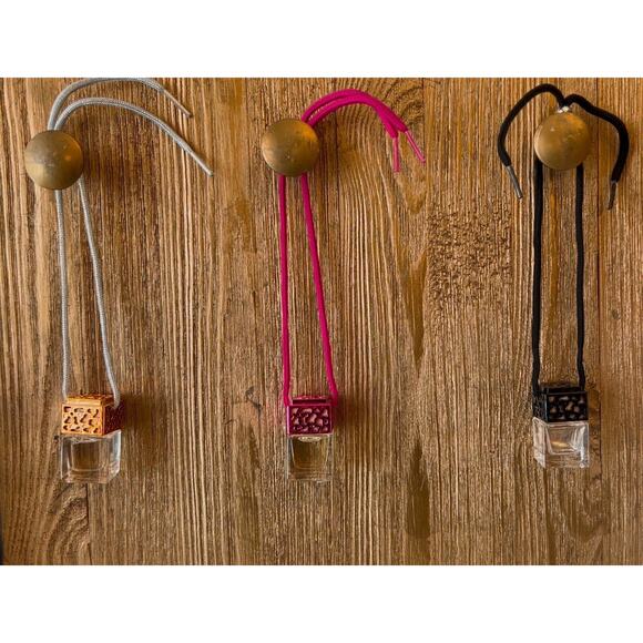 Air Freshener Diffuser Hanging Bottle EMPTY 3 Bx/12 Ea Black Pink Rose Gold - Picture 2 of 8